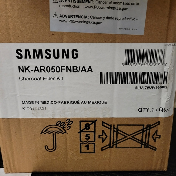 Samsung Hood Replacement Charcoal Filter Kit NK-AR050FNB/AA - Picture 4 of 4